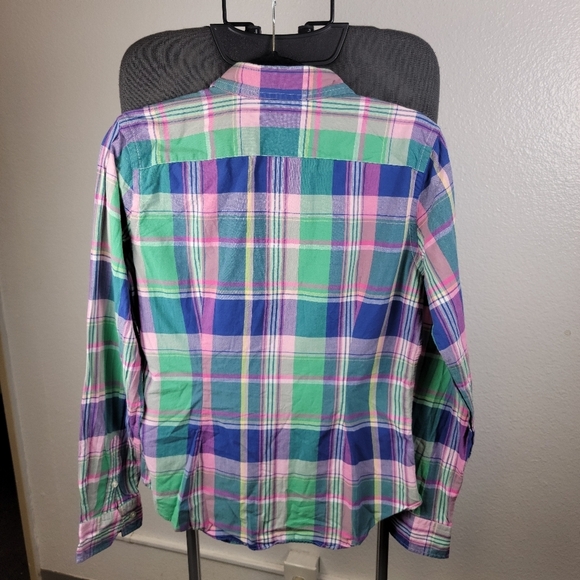 Ralph Lauren Men's Multicolor Plaid Shirt - Picture 2 of 6